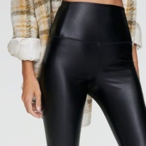 Aritzia leather leggings